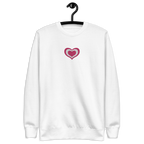 Lovely Heart Embroidery Sweatshirt