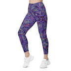 Lovely Mosaic Leggings With Pockets