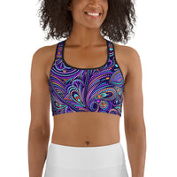 Lovely Mosaic Sports Bra