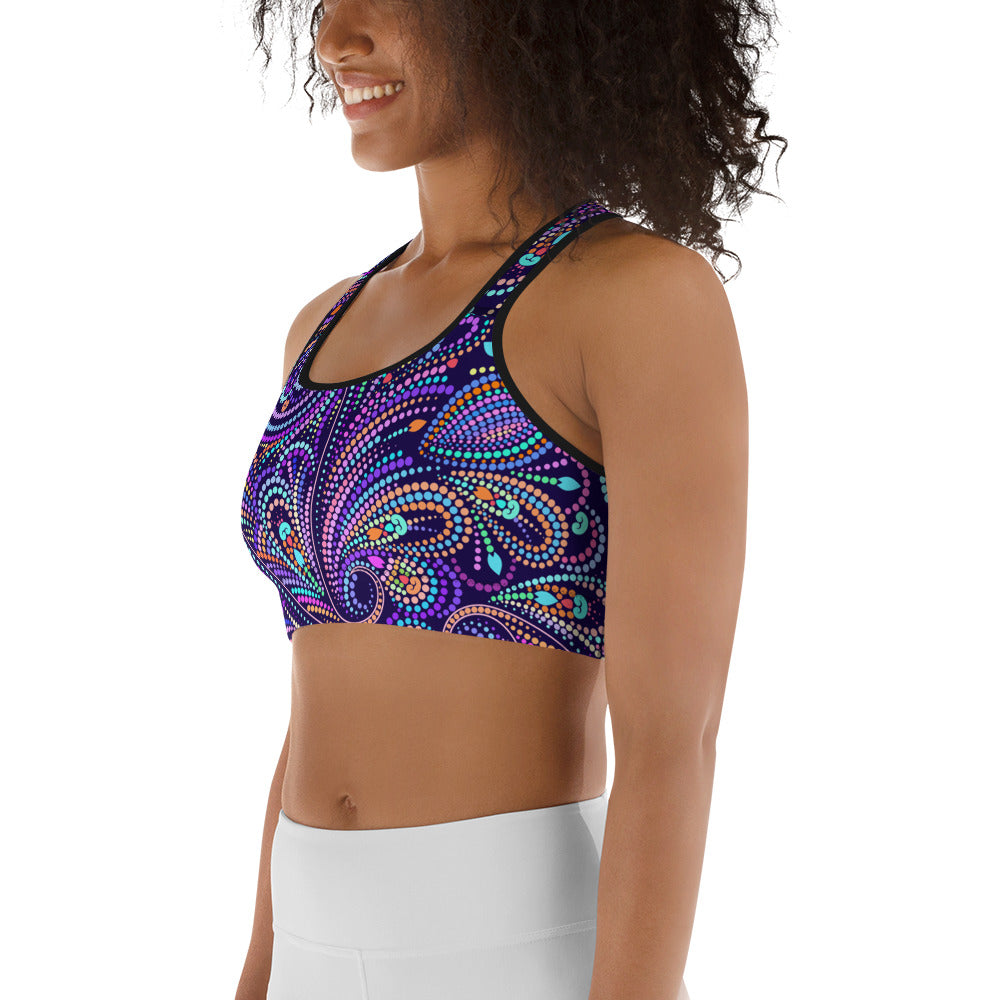 Lovely Mosaic Sports Bra