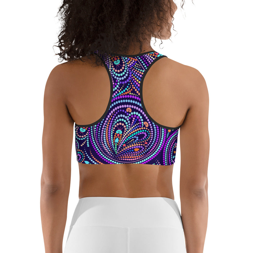 Lovely Mosaic Sports Bra