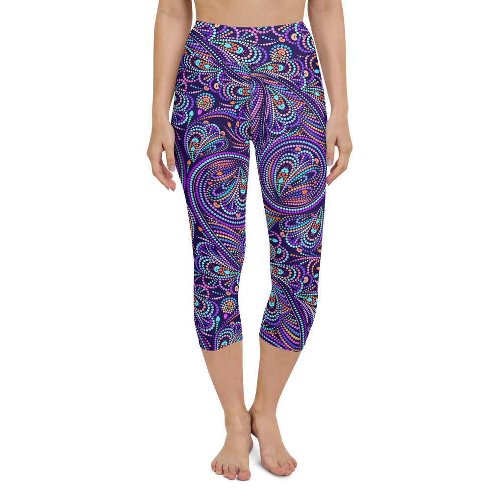 Lovely Mosaic Yoga Capris