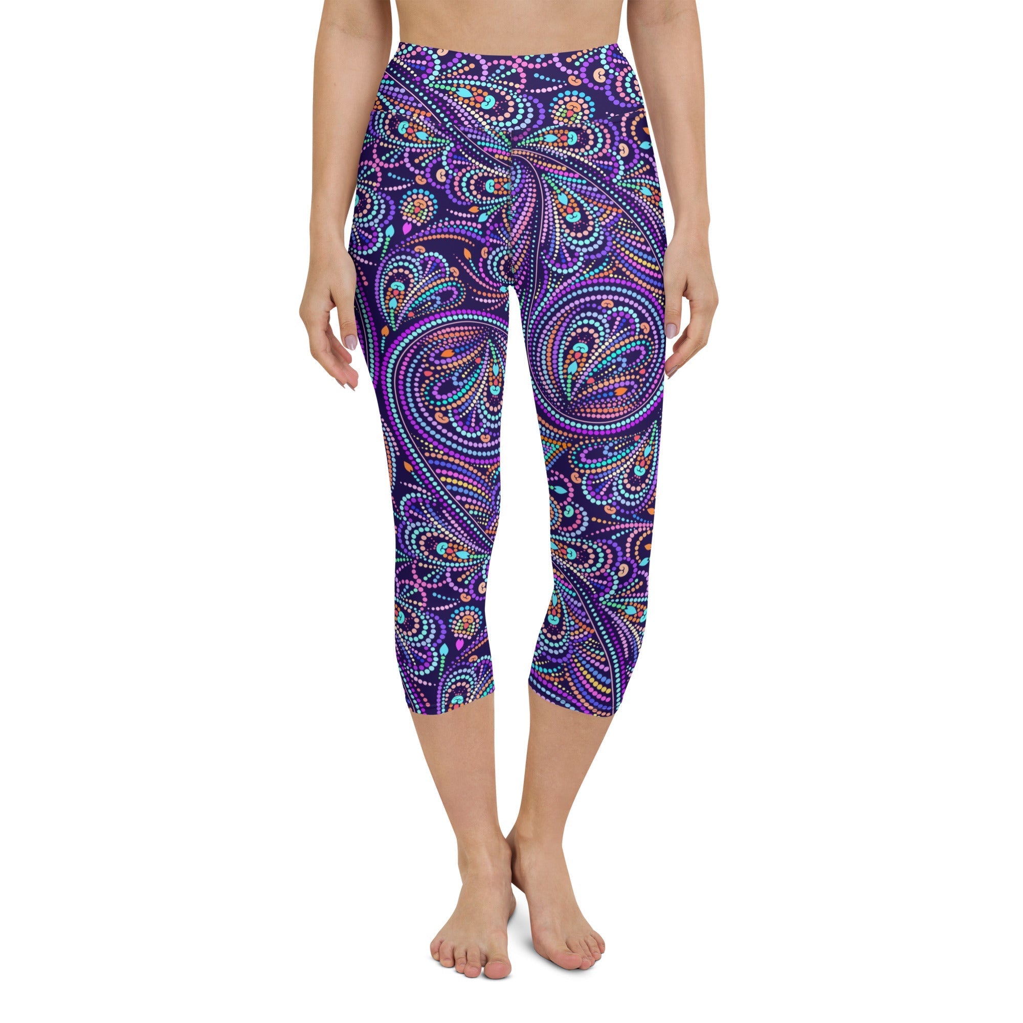 Lovely Mosaic Yoga Capris