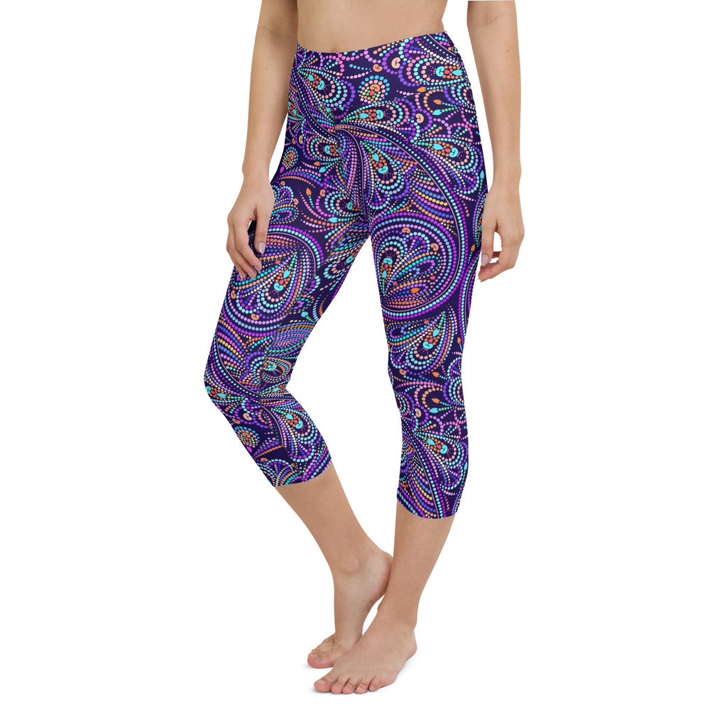 Lovely Mosaic Yoga Capris