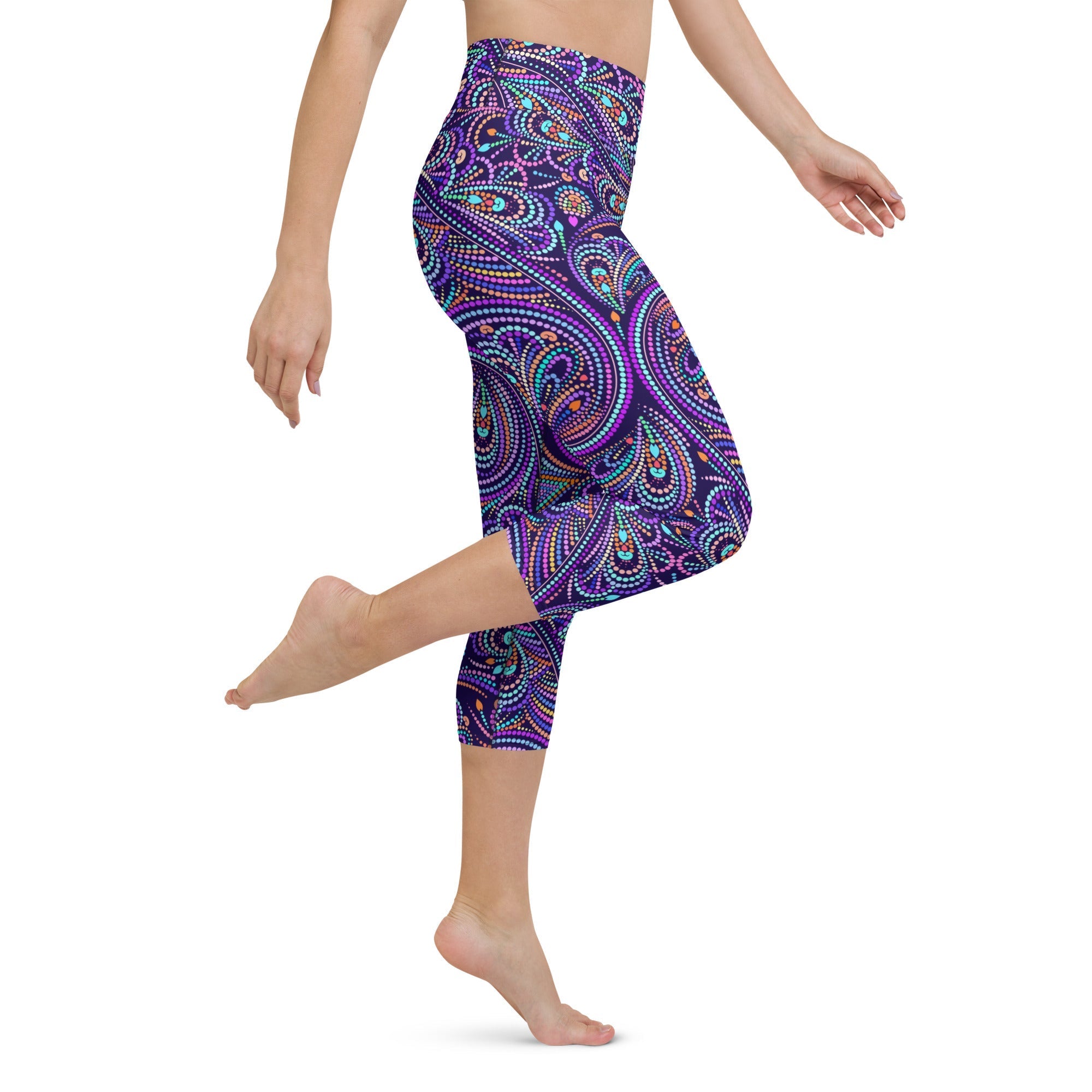 Lovely Mosaic Yoga Capris