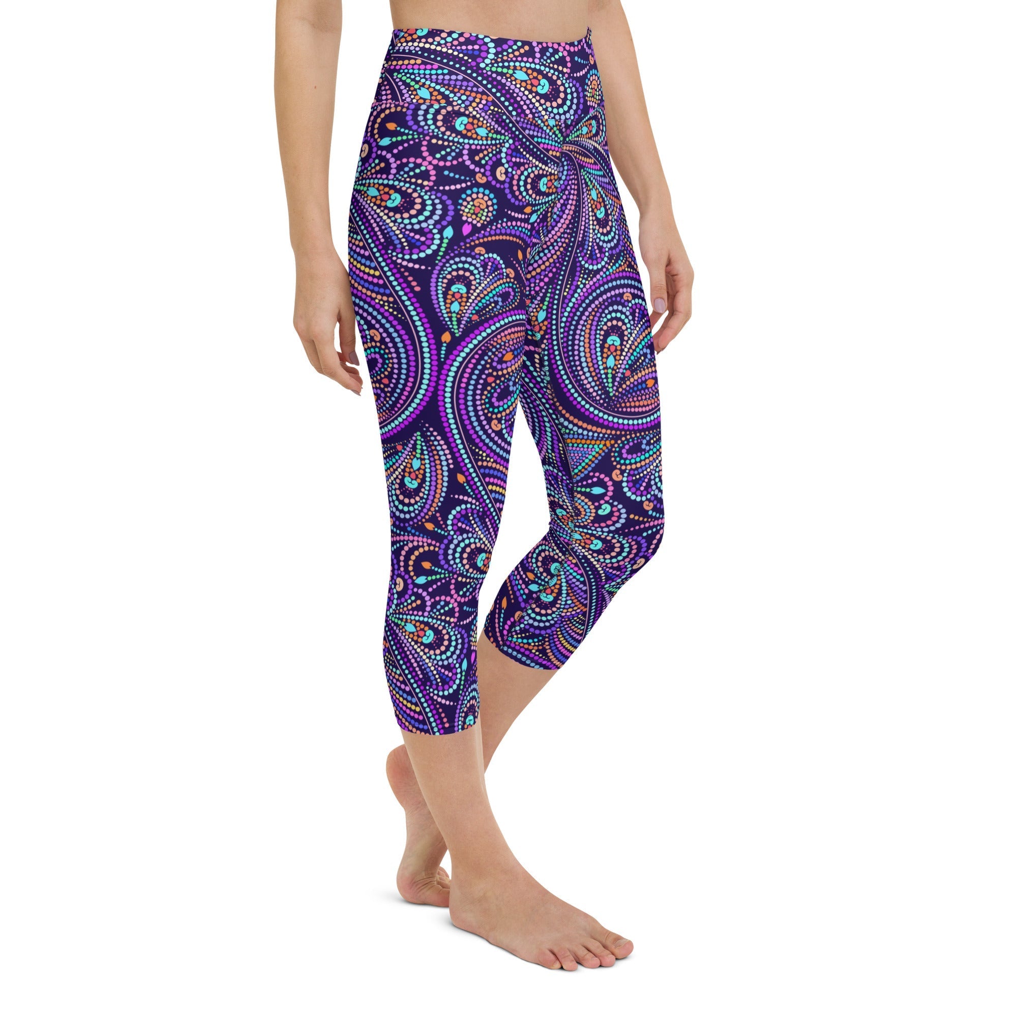 Lovely Mosaic Yoga Capris