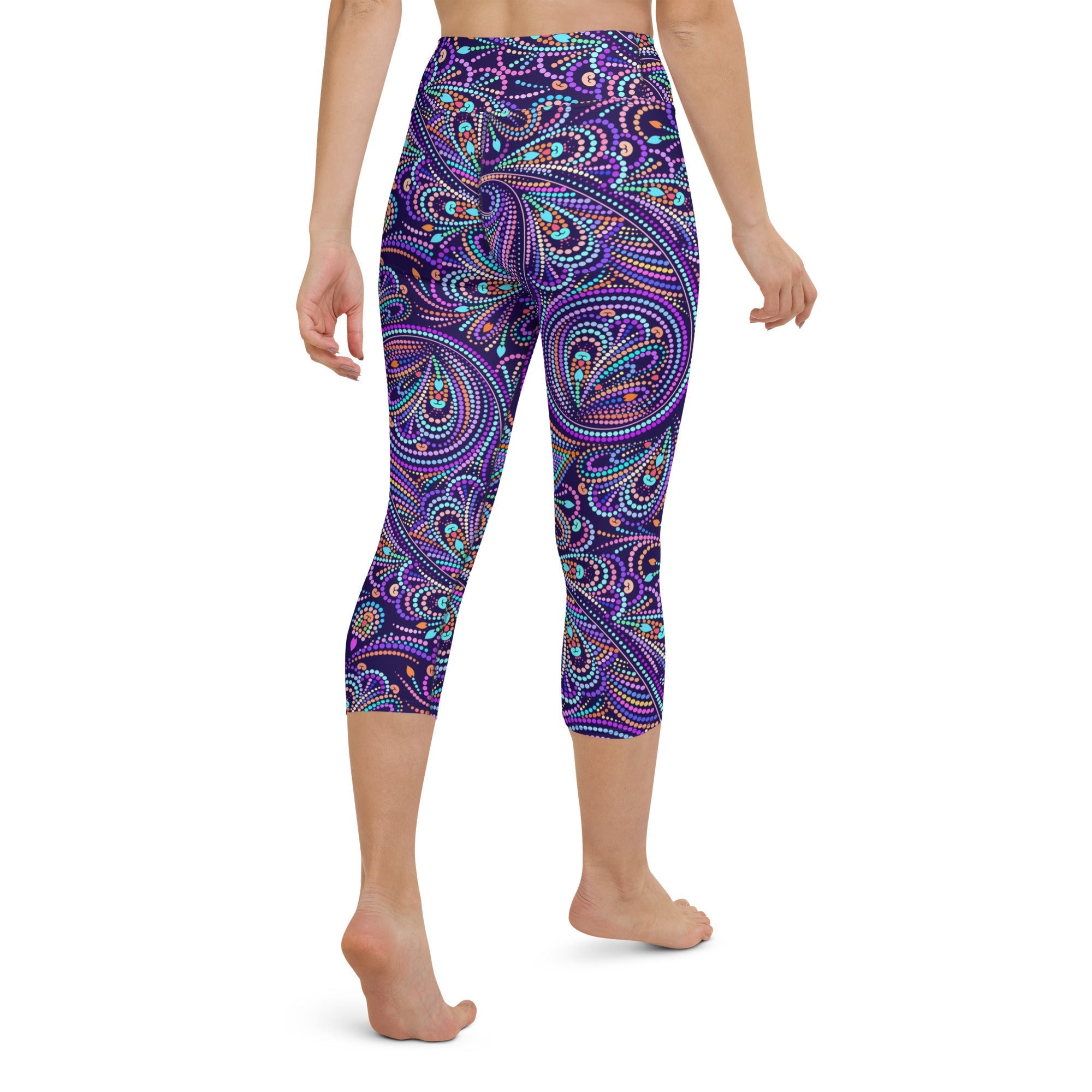 Lovely Mosaic Yoga Capris