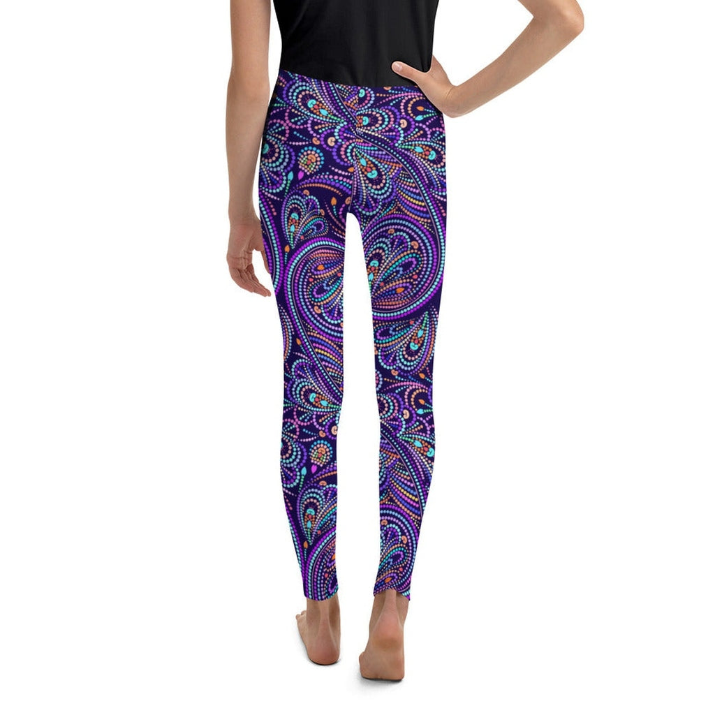 Lovely Mosaic Youth Leggings