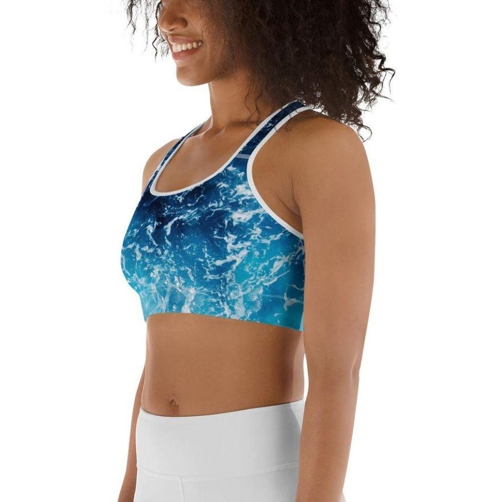 Lovely Ocean Sports Bra