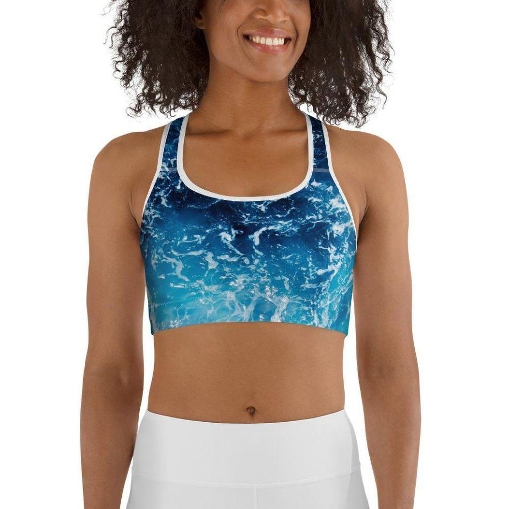 Lovely Ocean Sports Bra