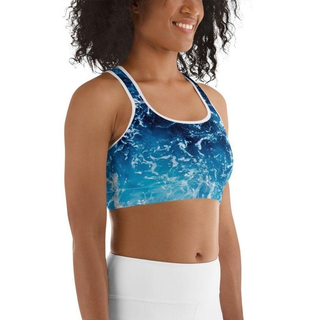 Lovely Ocean Sports Bra
