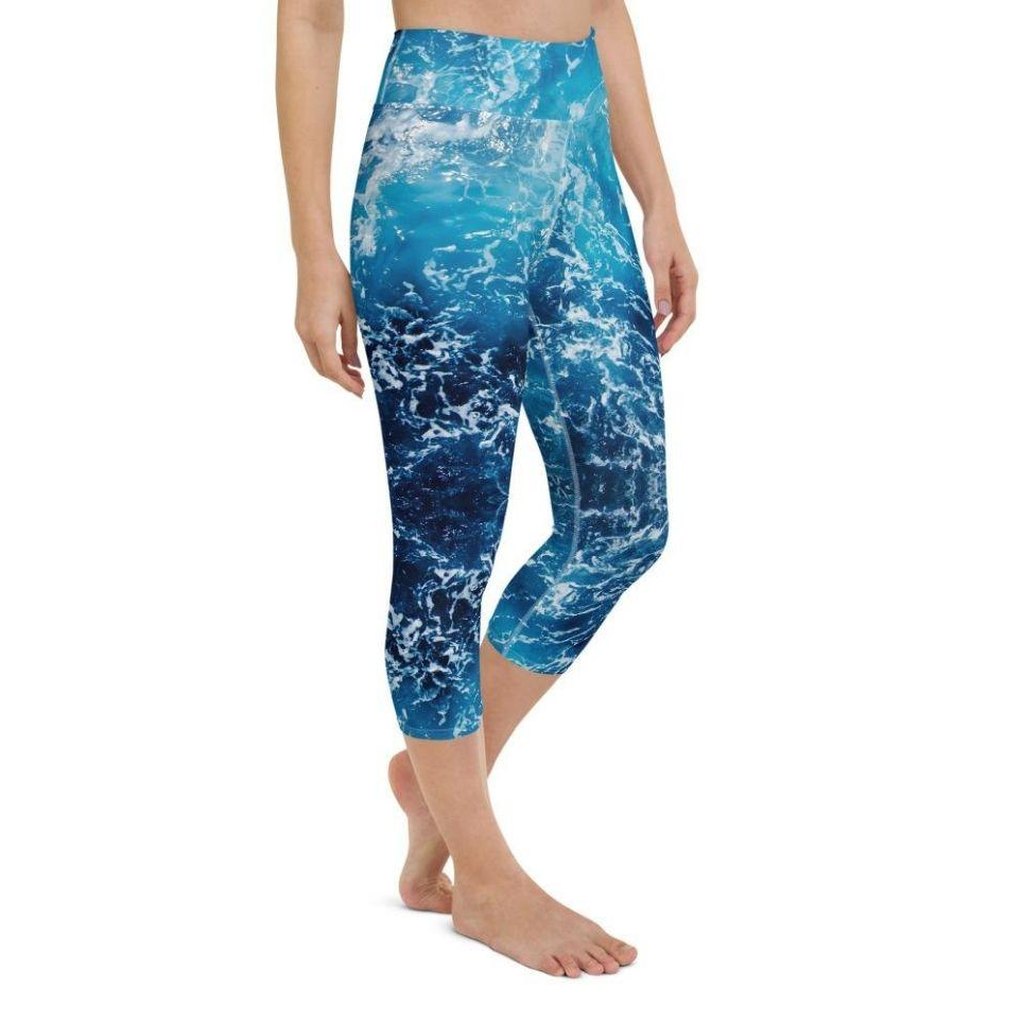 Lovely Ocean Yoga Capris