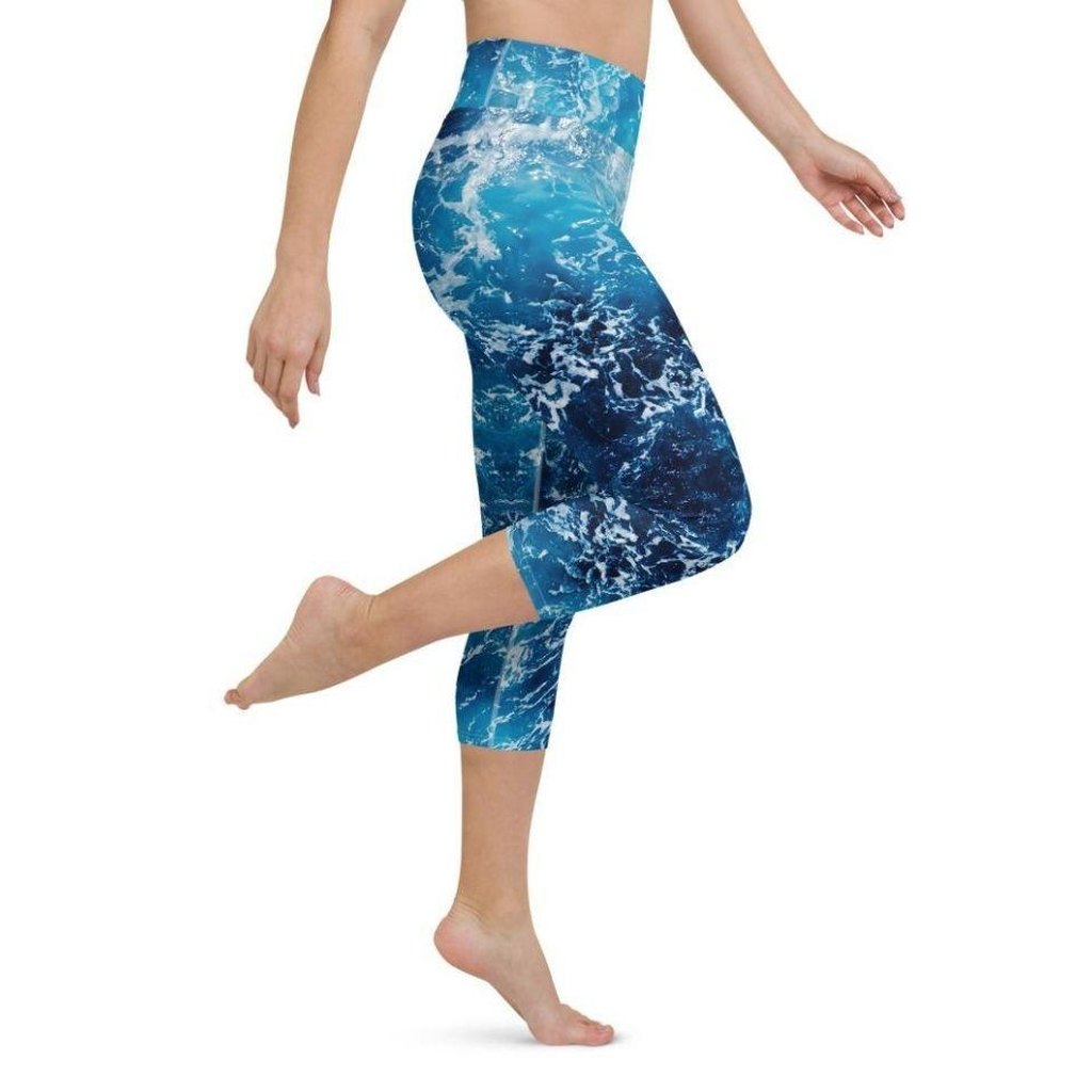Lovely Ocean Yoga Capris