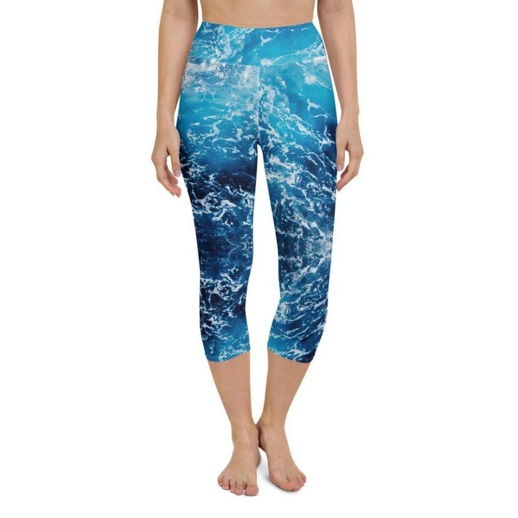 Lovely Ocean Yoga Capris