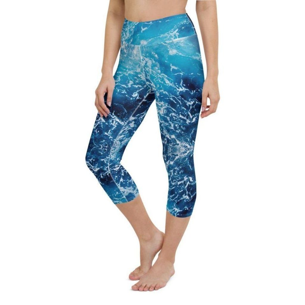 Lovely Ocean Yoga Capris