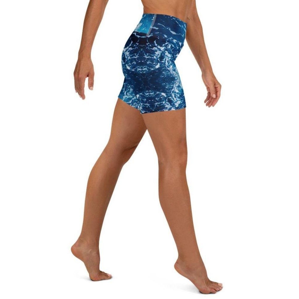 Lovely Ocean Yoga Shorts