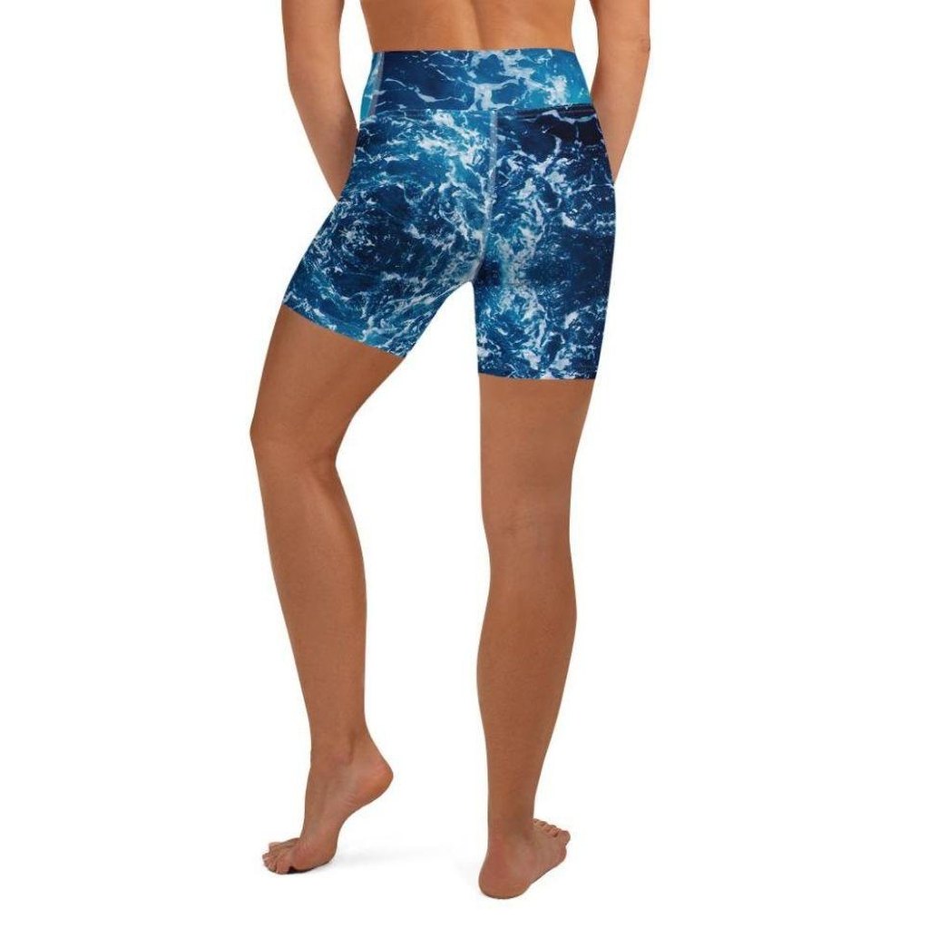 Lovely Ocean Yoga Shorts