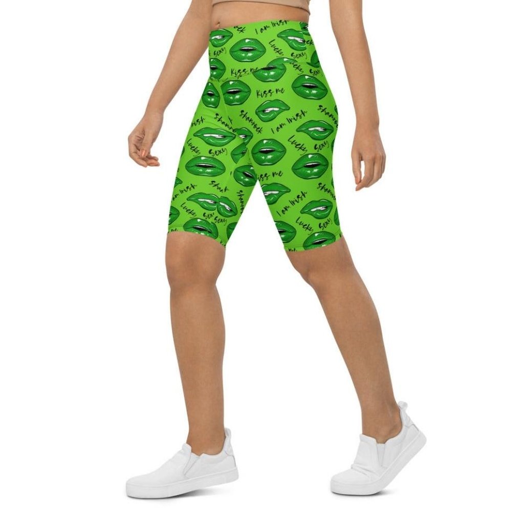 Lucky Irish Biker Shorts