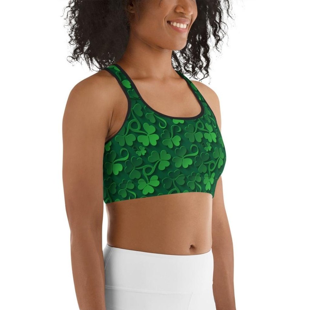 Lucky Shamrock Sports Bra