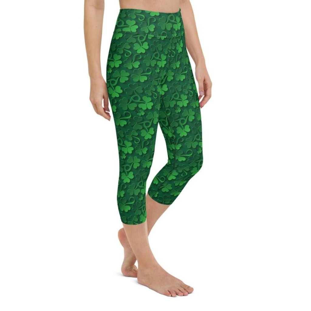 Lucky Shamrock Yoga Capris