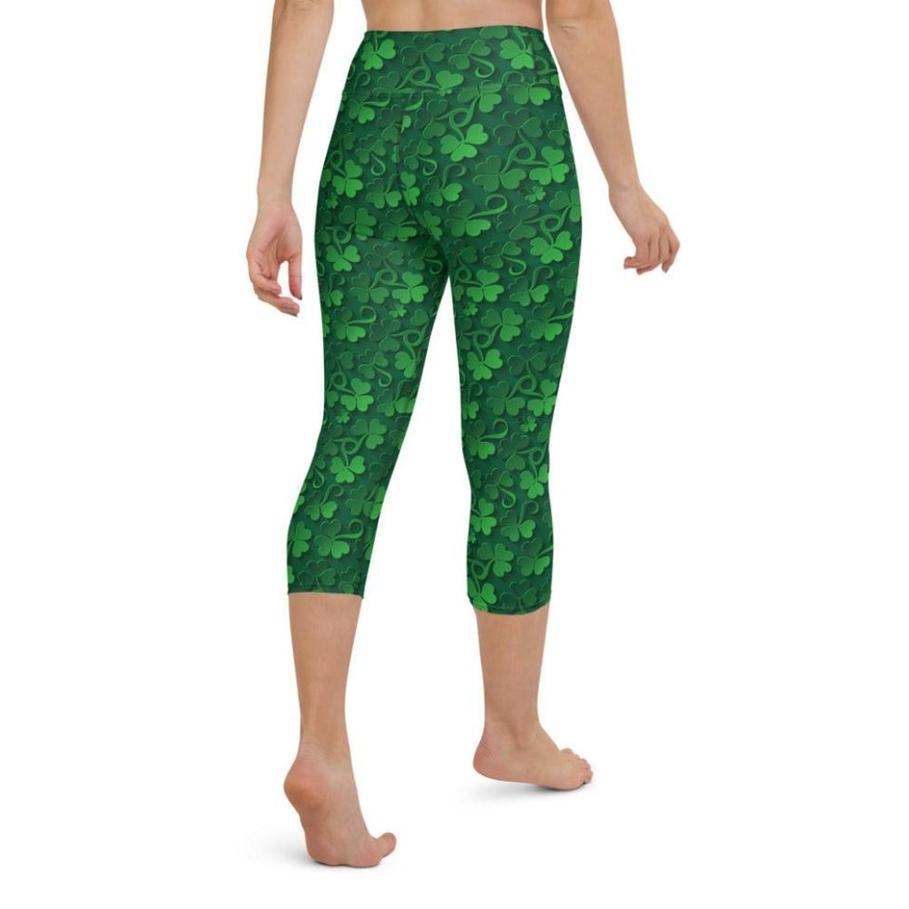 Lucky Shamrock Yoga Capris