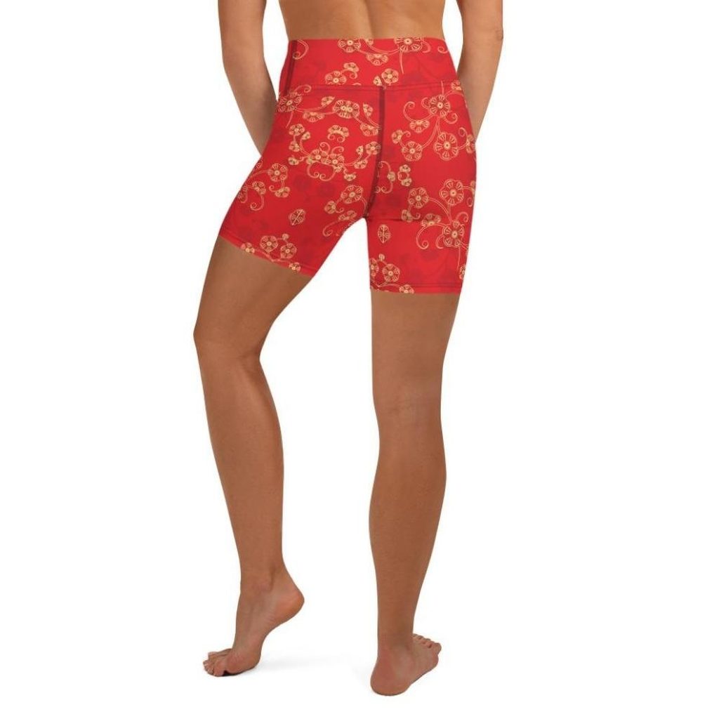 Lunar New Year Yoga Shorts