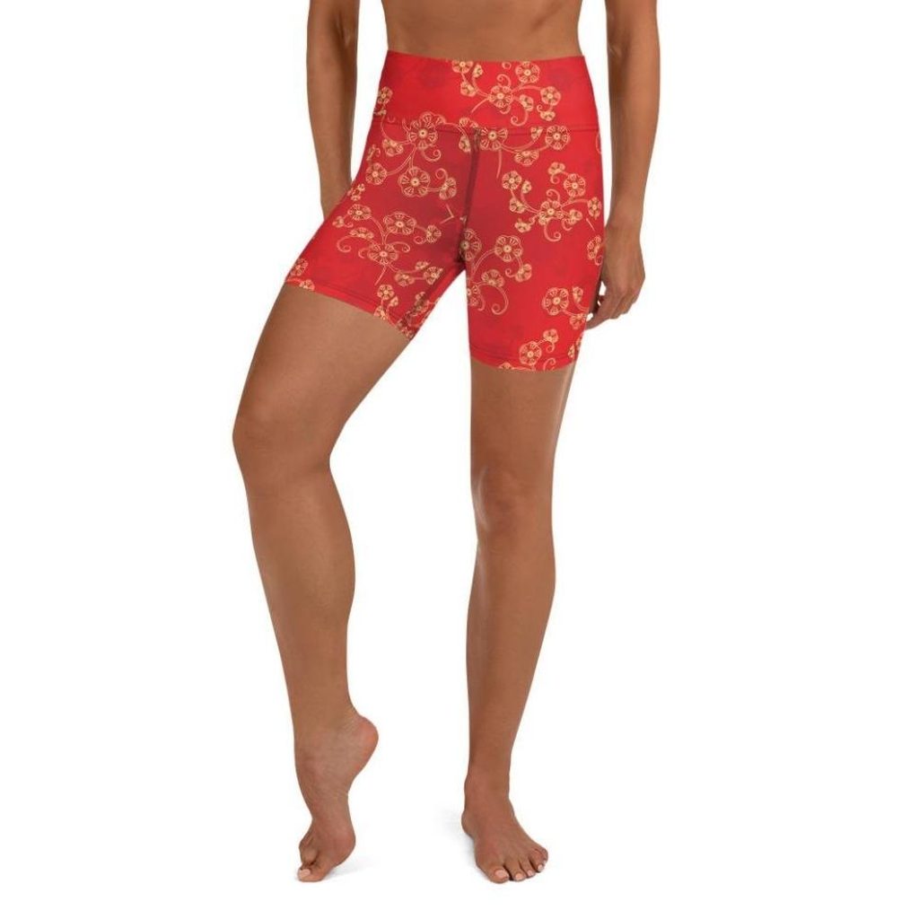 Lunar New Year Yoga Shorts