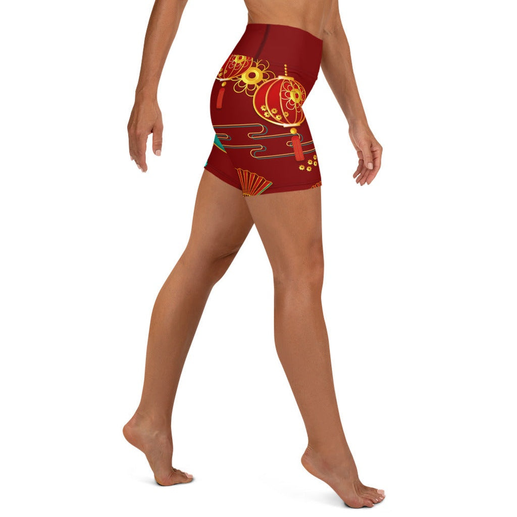 Lunar New Year Yoga Shorts