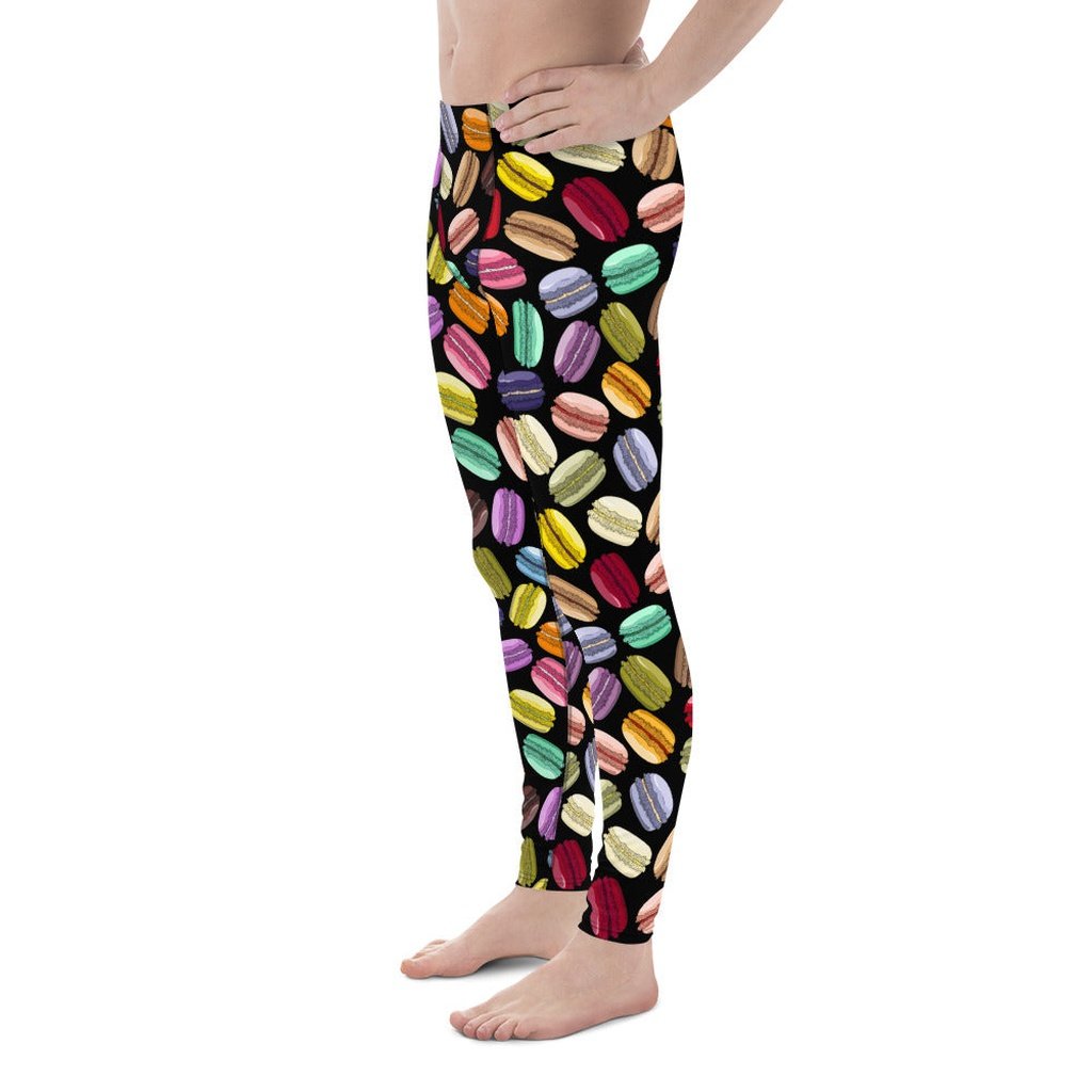 Macaroons Pattern Men's Leggings