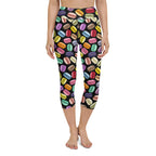 Macaroons Pattern Yoga Capris
