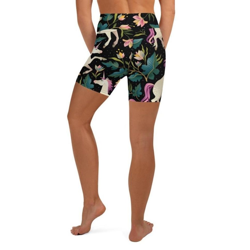 Magical Unicorn Yoga Shorts