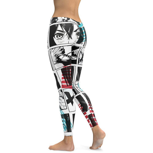 Manga Comic Book Leggings