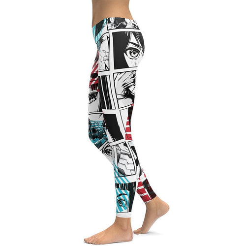 Manga Comic Book Leggings
