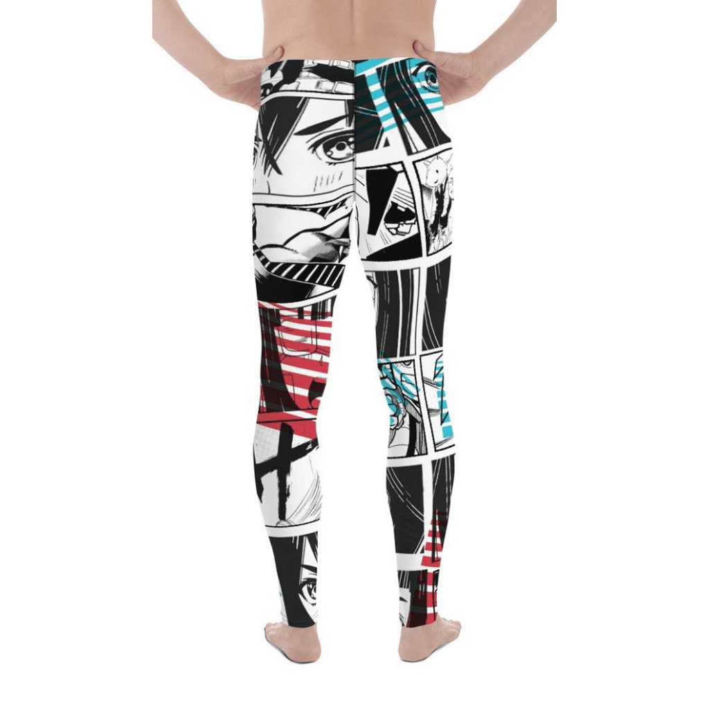 Manga Comic Book Men's Leggings