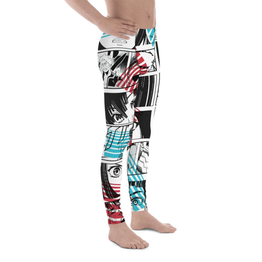 Manga Comic Book Men's Leggings