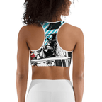Manga Comic Book Sports Bra