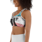 Manga Comic Book Sports Bra