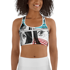 Manga Comic Book Sports Bra