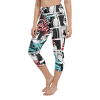 Manga Comic Book Yoga Capris
