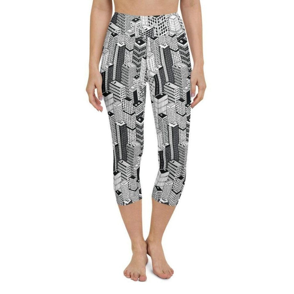 Manhattan View Yoga Capris