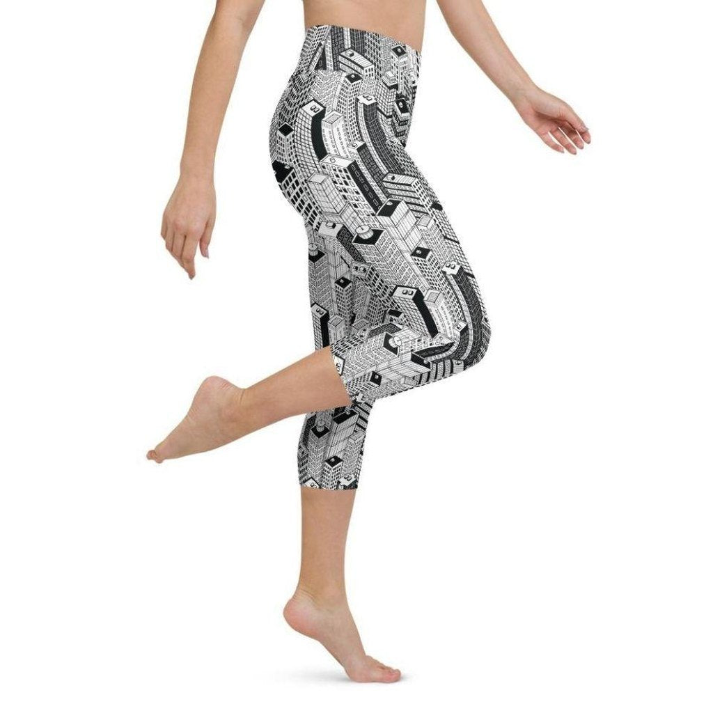 Manhattan View Yoga Capris