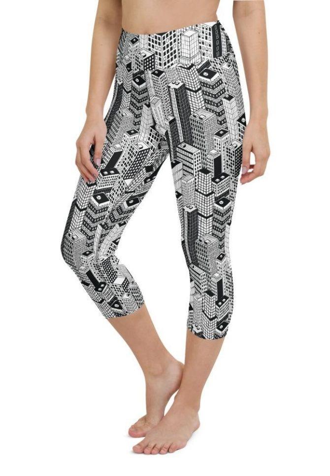 Manhattan View Yoga Capris