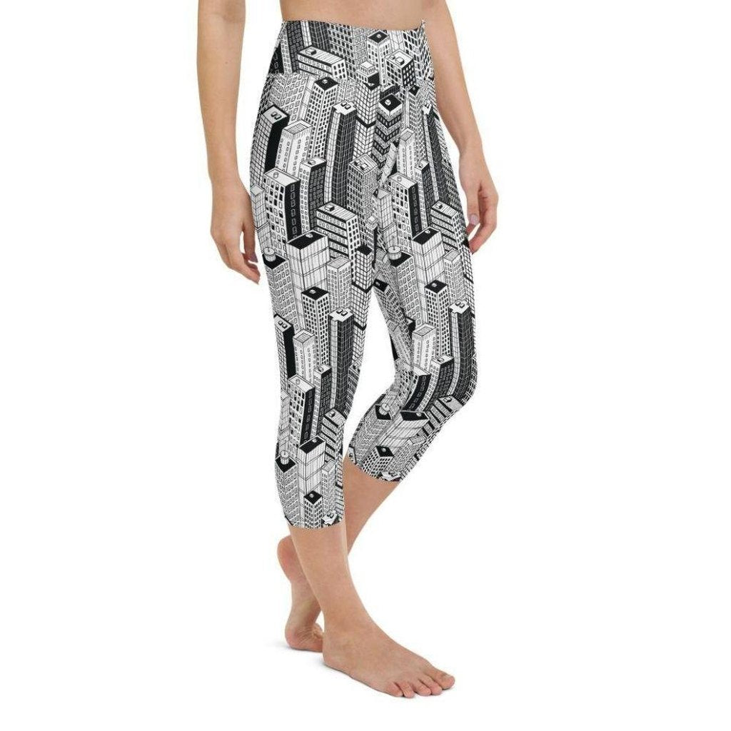 Manhattan View Yoga Capris
