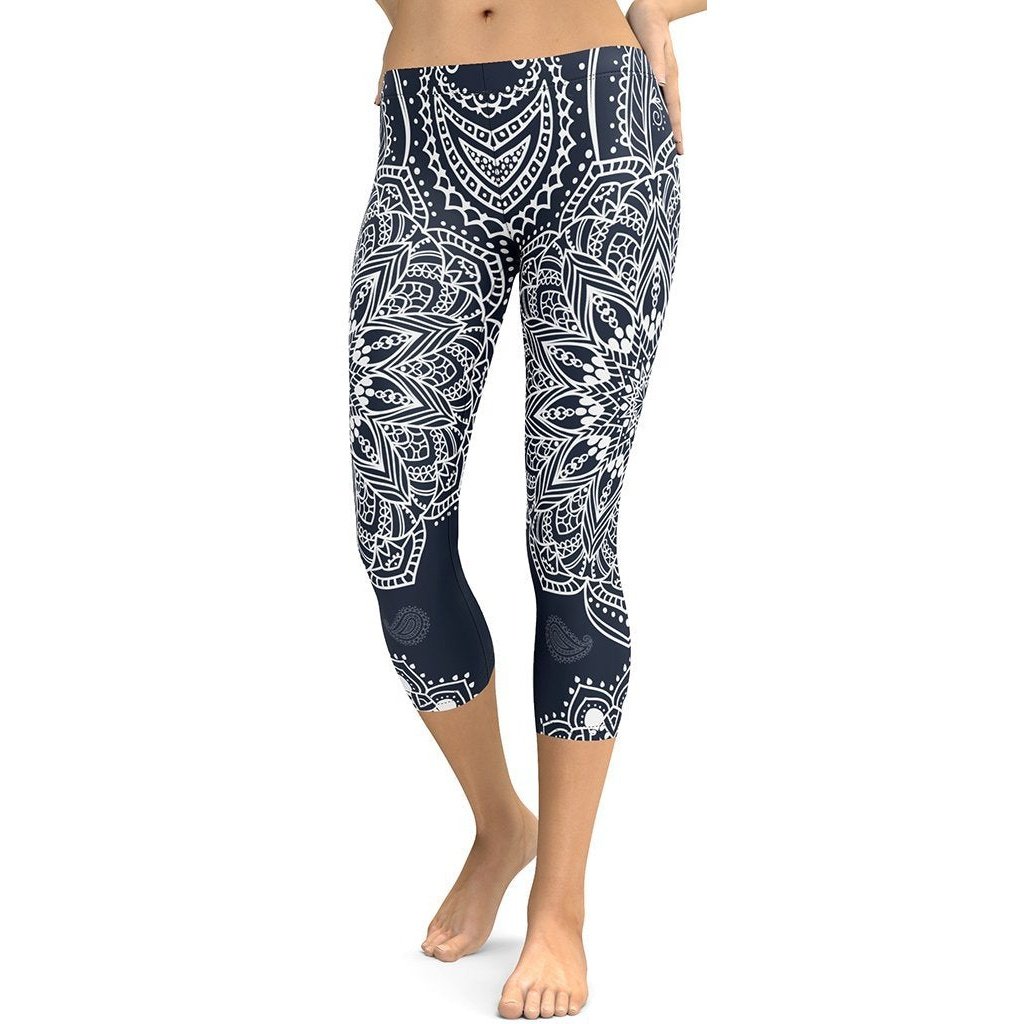Mantra Capris Navy Blue