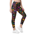 Mardi Gras Leggings With Pockets
