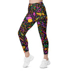 Mardi Gras Leggings With Pockets