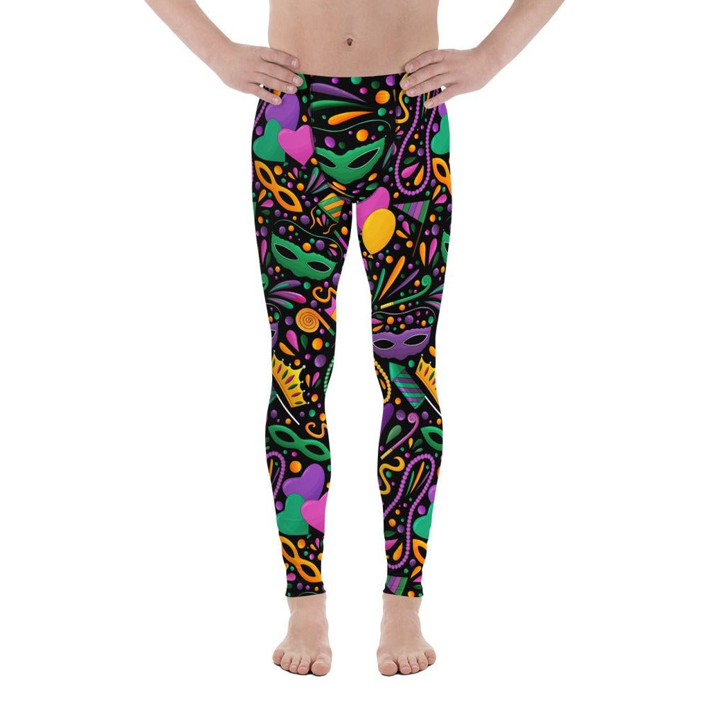 Mardi Gras Men's Leggings