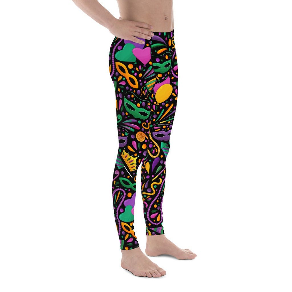 Mardi Gras Men's Leggings