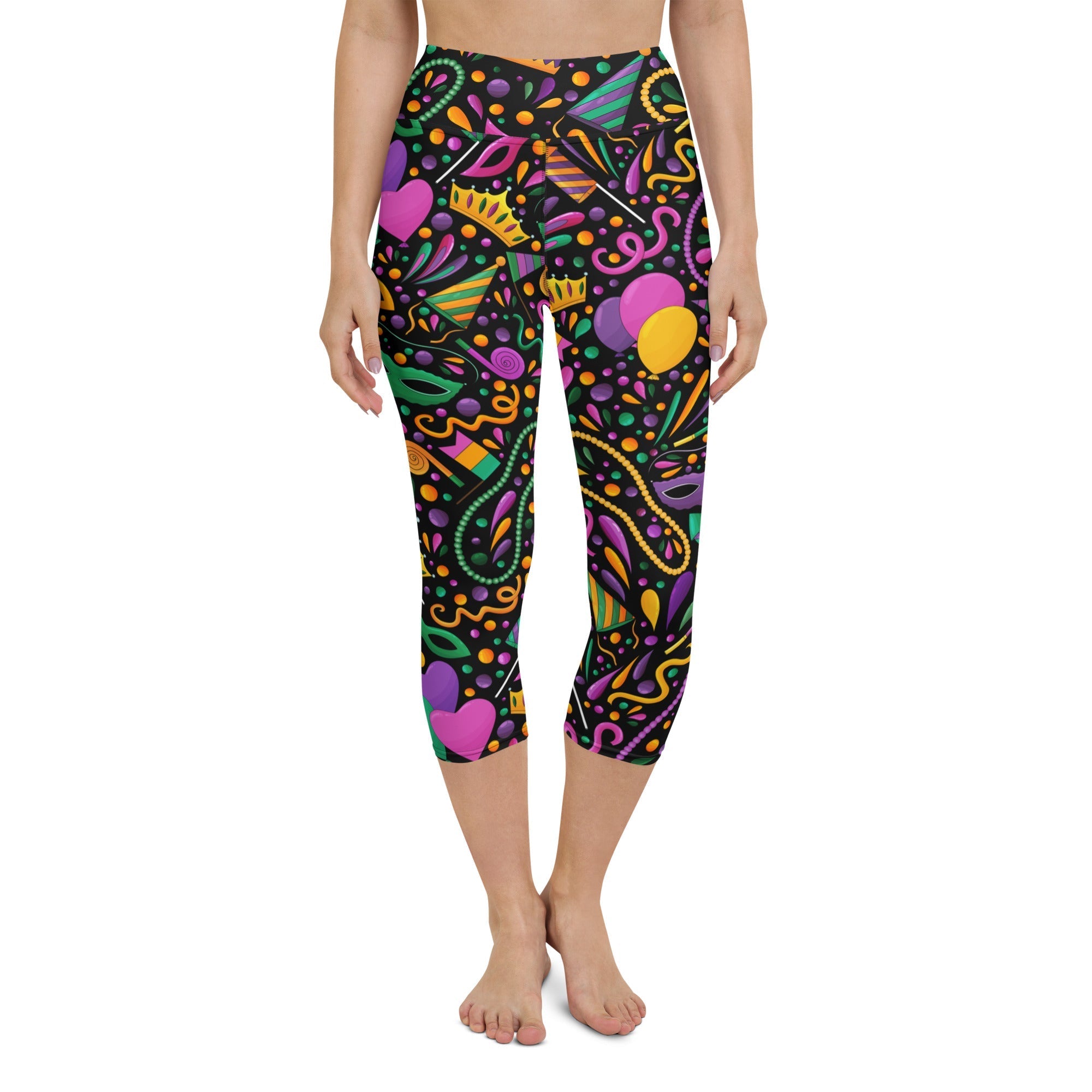 Mardi Gras Yoga Capris