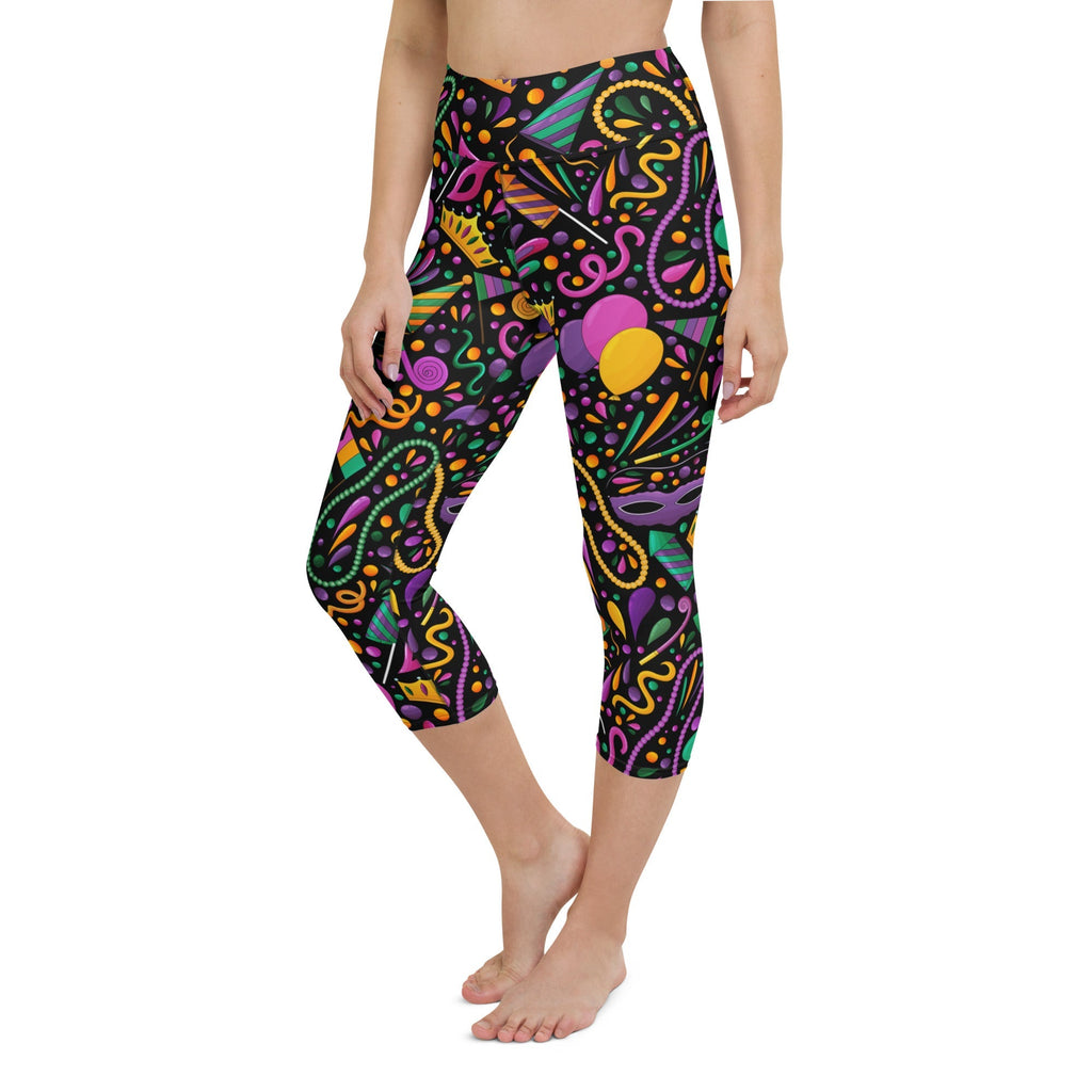 Mardi Gras Yoga Capris